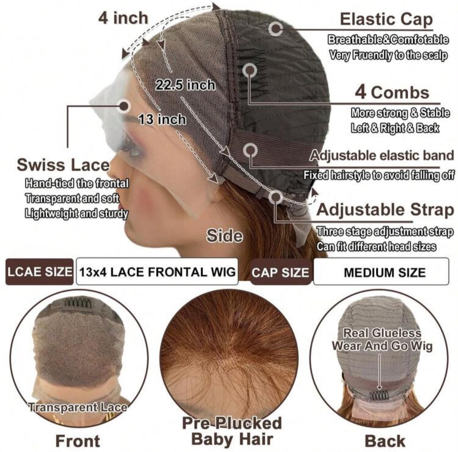 Chocolate Brown Bob Wig